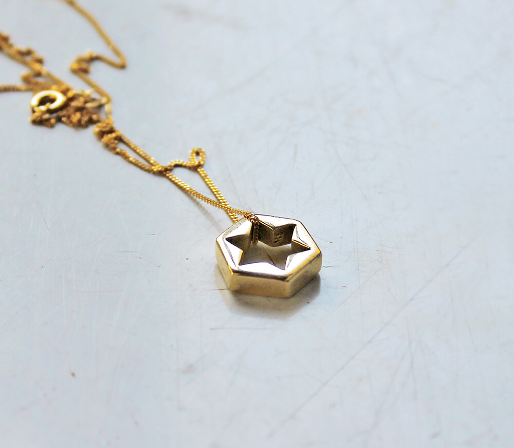 14k gold star of david pendant store