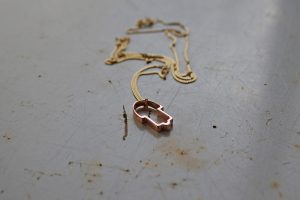 Gold Hamsa Pendant - Hamsa Hamsa